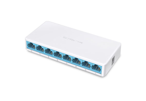 Switch Mercosys 8 portas | Alarme Center em Curitiba