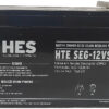 Bateria 12v 7ah de segurança alarme e cerca elétrica marca HES com terminal T1