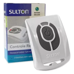 controle remoto sulton 3 botoes alarme, portão, cerca elétrica