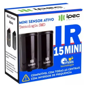 sensor ir15 ipec, sensor de barreira na caixa azul