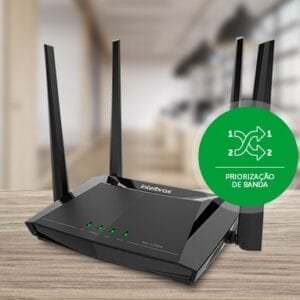 roteador wifi w5 preto