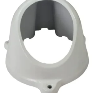 protetor de camera dome em alumínio branco da marca alarmecenter