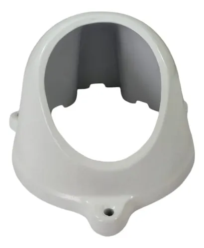 protetor de camera dome em alumínio branco da marca alarmecenter
