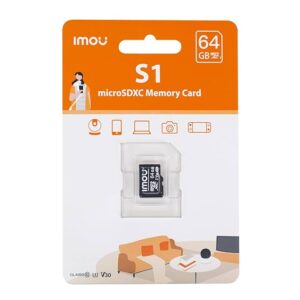 Imou-SD Card Para Vigilancia Cartão Micro SDXC Alta Velocidade 64GB