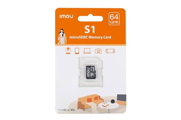 Imou-SD Card Para Vigilancia Cartão Micro SDXC Alta Velocidade 64GB