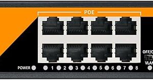 switch 10 portas poe preto da marca haiz