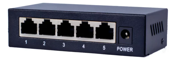 SWITCH POE DA MARCA HAIZ DE 5 PORTAS DA COR PRETO