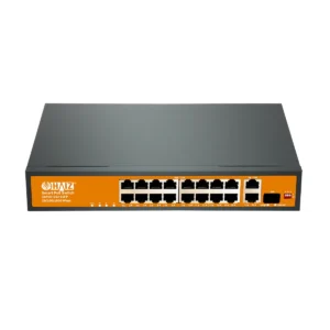 switch de 10 portas da marca haiz preto