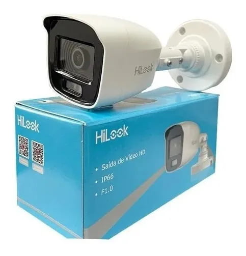 Camera 2,8MM Bullet Turbo HD 2MP THC-B127-LPC 20MTS IP66 Plastico Exir Dual Light 4X1 - Hilook - Imagem 2