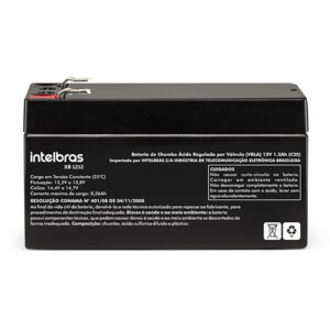 Bateria VRLA 12V 1,2AH - XB 1212 - Intelbras