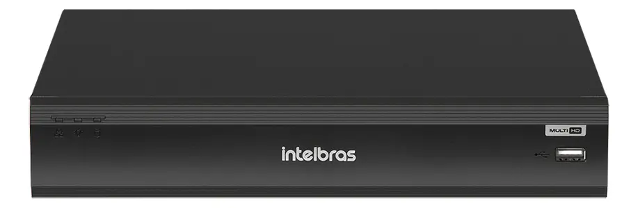 gravador digital de ídeo IMHDX 3108 da marca intelbas na cor preta