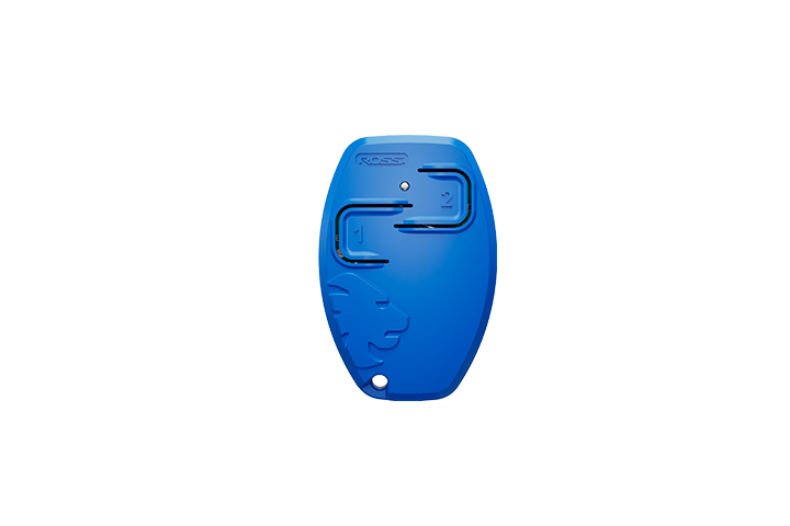 controle remoto da marca rossi de cor azul elegance nhc 433 mhz