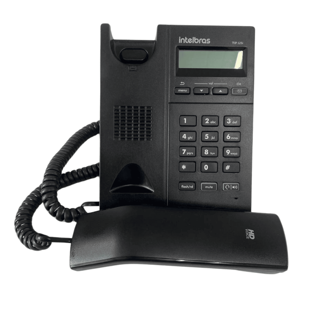 TELEFONE IP TIP 125I COM POE E DISPLAY - INTELBRAS